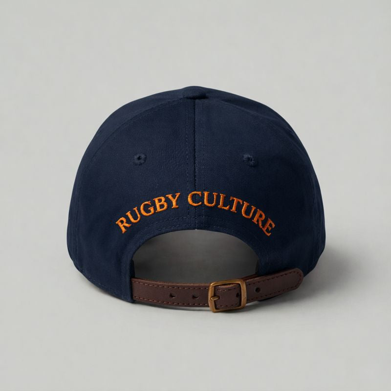 Rugby Culture Cap Navy Blue orange