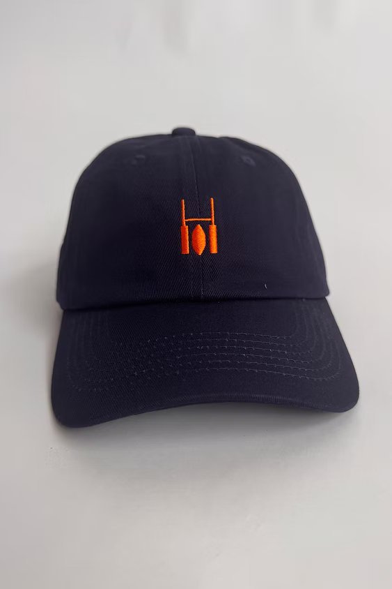 Rugby Culture Cap Navy Blue orange