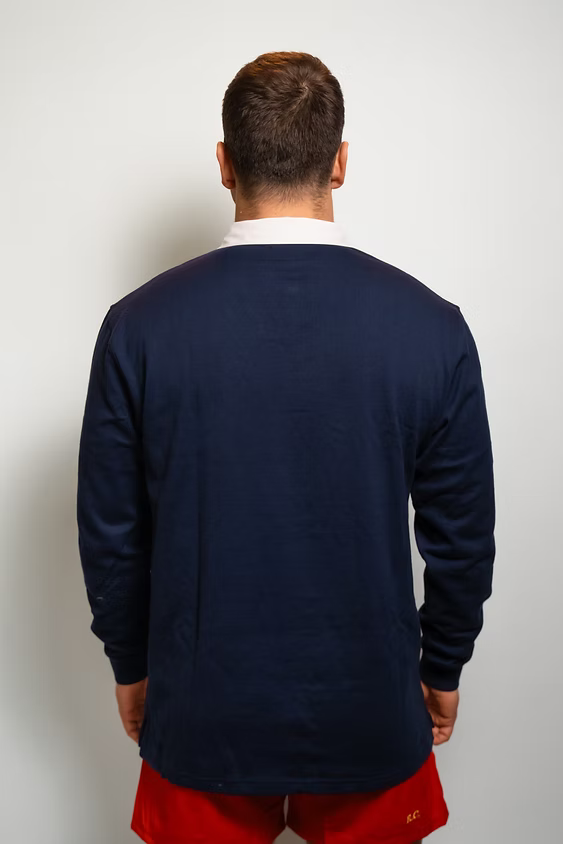 Rugby polo navy blue