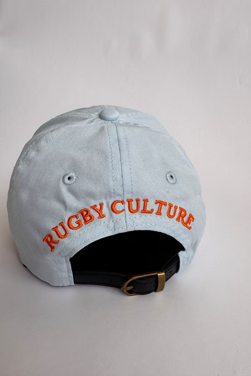Rugby Culture Cap sky blue orange
