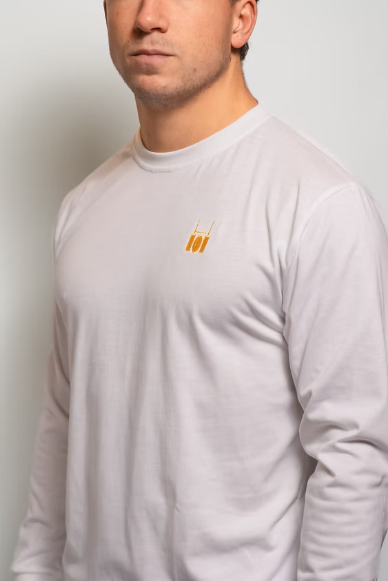 White Longsleeve Rugby Culture