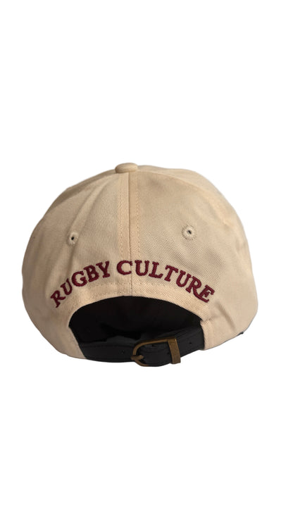 Rugby Culture Cap beige maroon