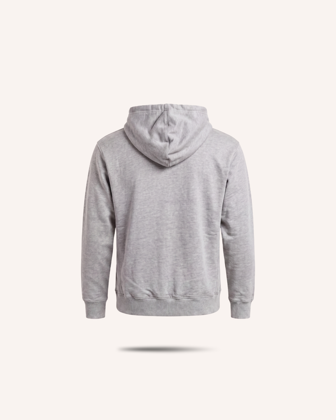Rugby Culture Grey Hoodie, flat lay back view