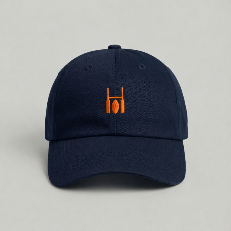 Rugby Culture Cap Navy Blue orange