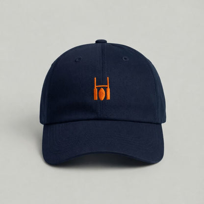 Rugby Culture Cap Navy Blue orange