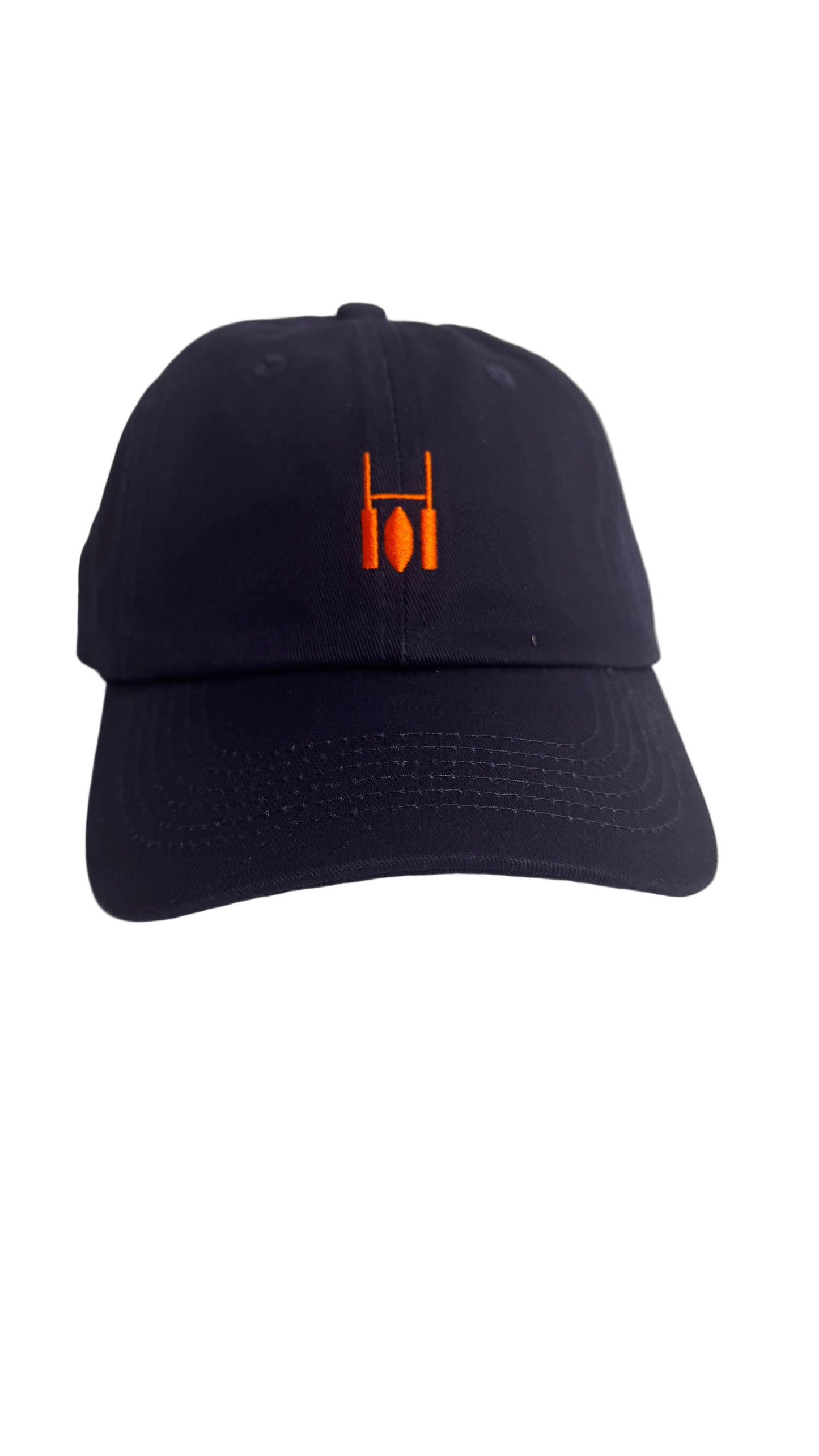 Rugby Culture Cap Navy Blue orange