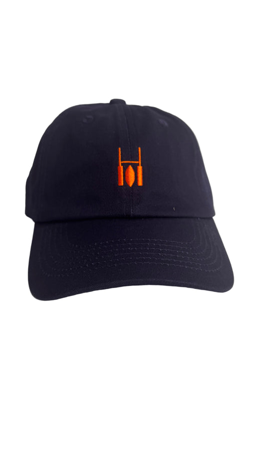 Rugby Culture Cap Navy Blue orange
