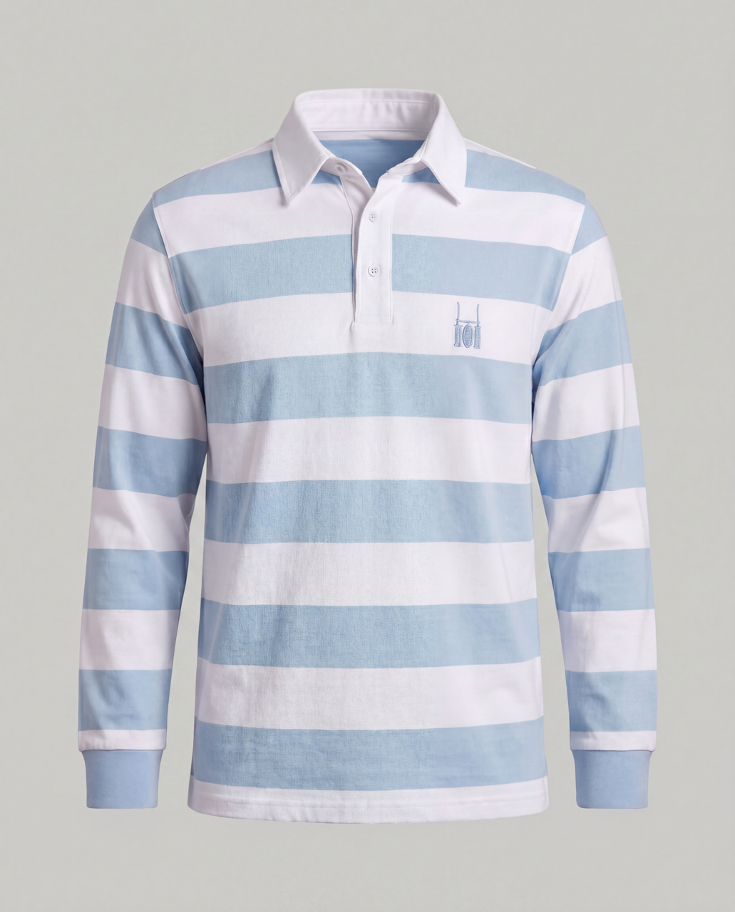 R.C. Rugby Polo Sky Blue & White