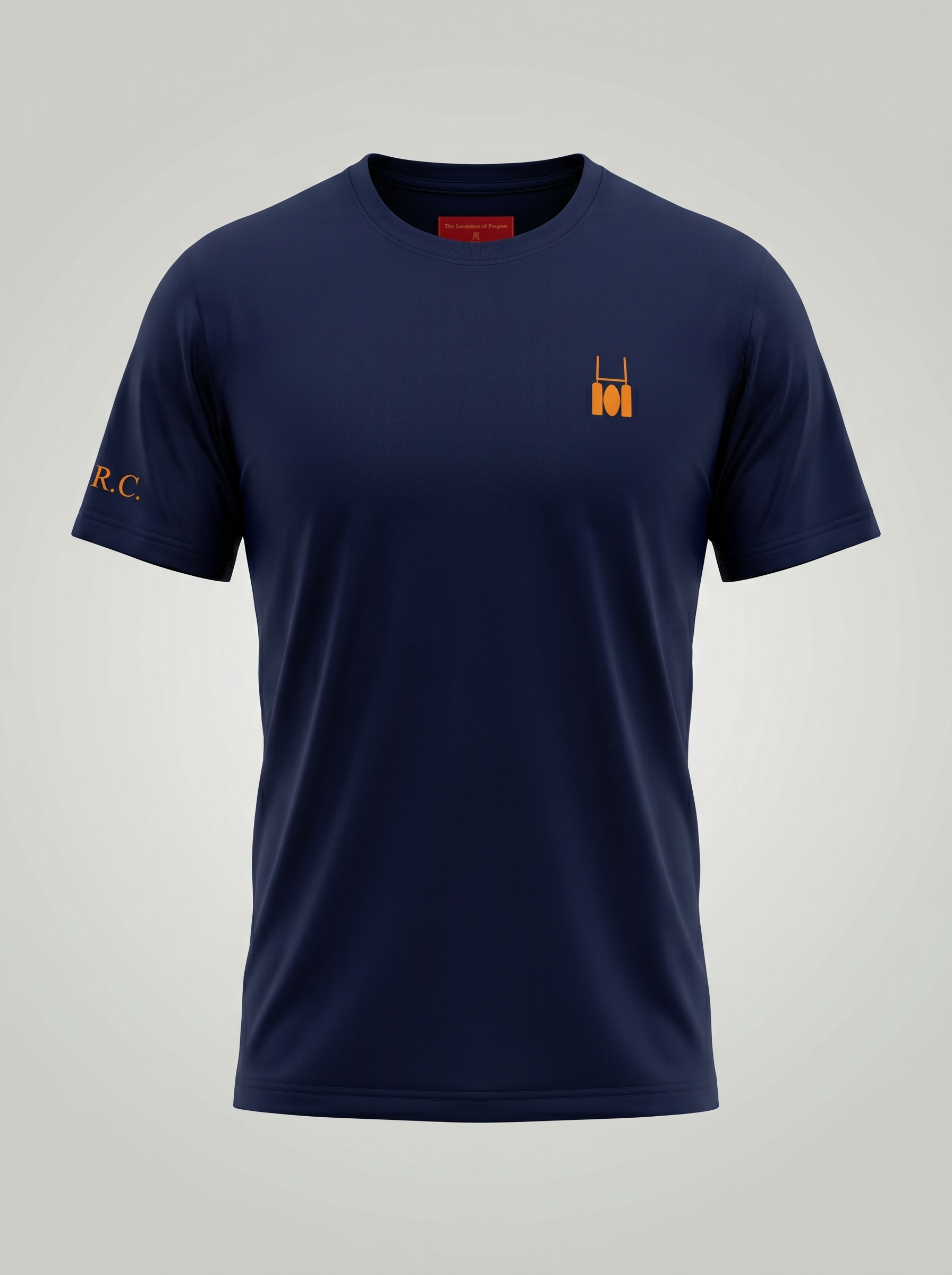 Navy blue t-shirt with the rugby culture logo