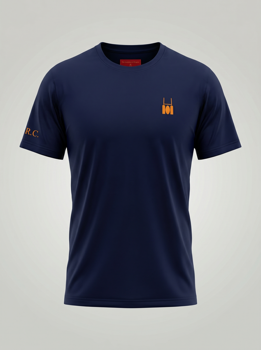 Navy blue t-shirt with the rugby culture logo