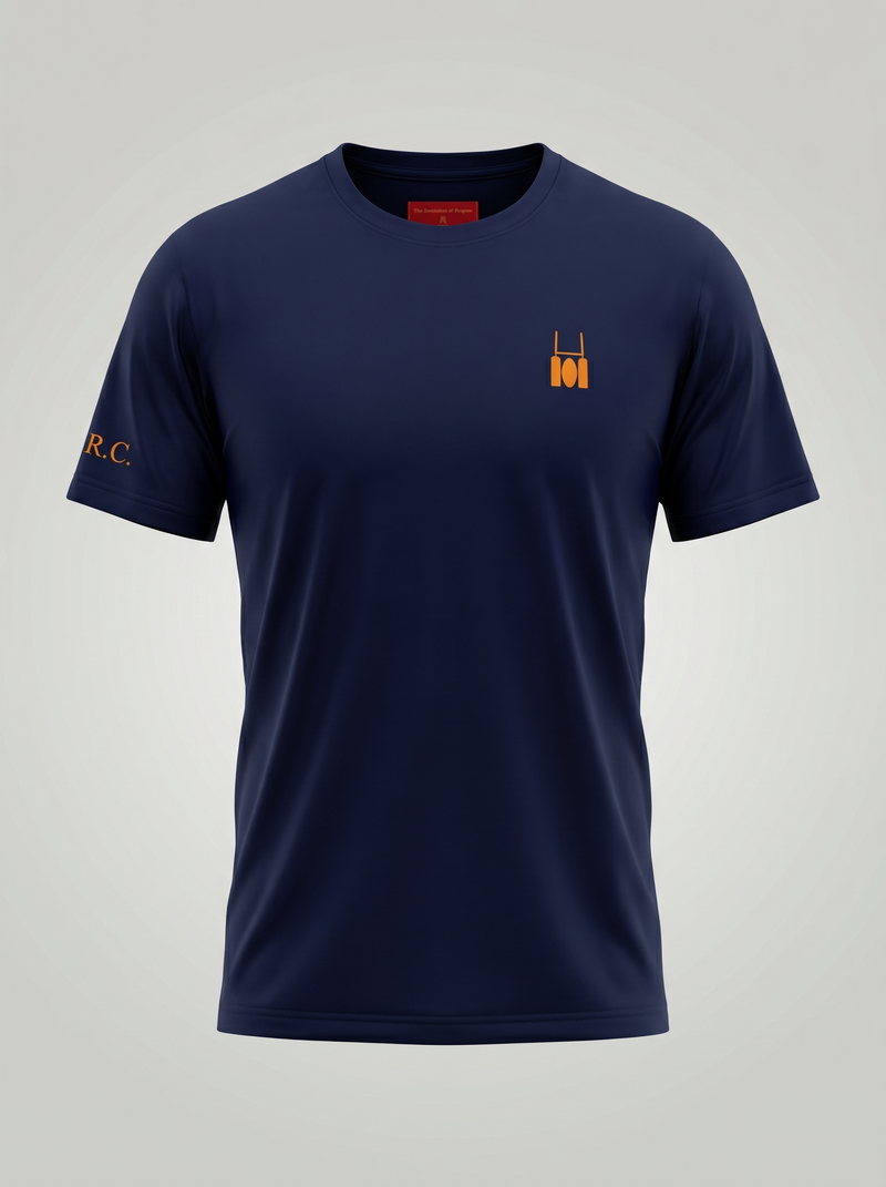 Navy blue t-shirt with the rugby culture logo