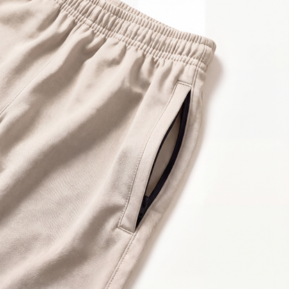 Beige Scrum Shorts