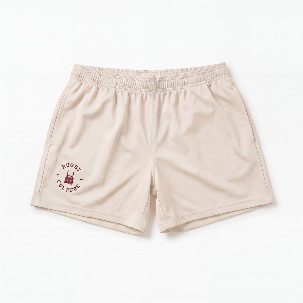 Beige Scrum Shorts