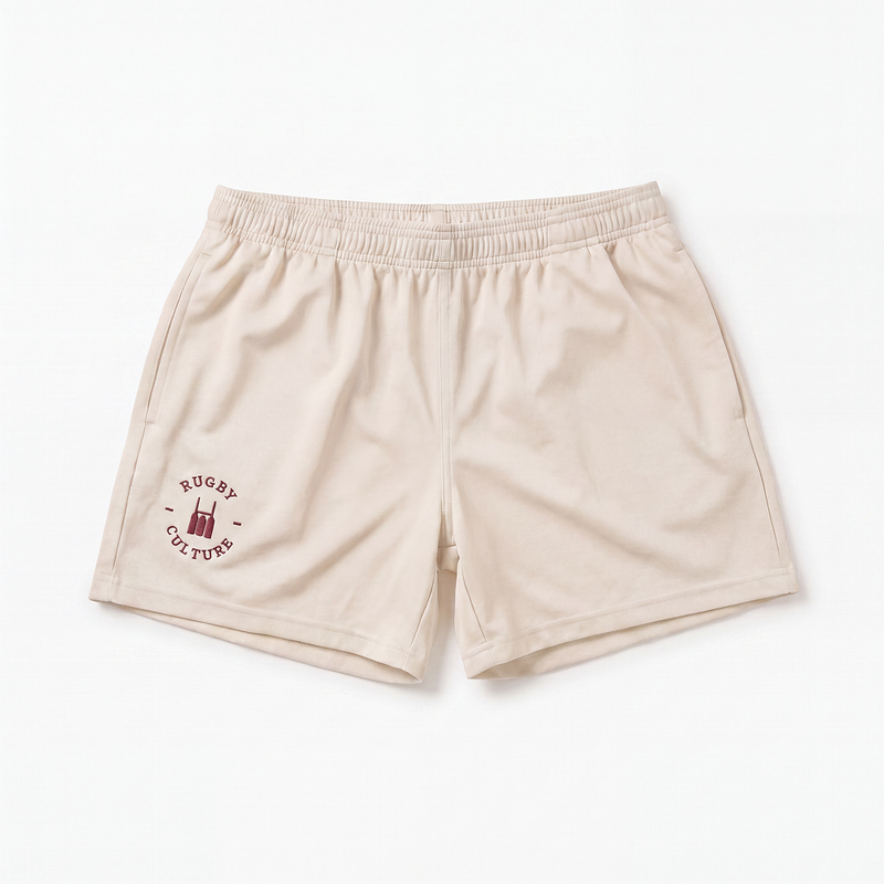 Beige Scrum Shorts
