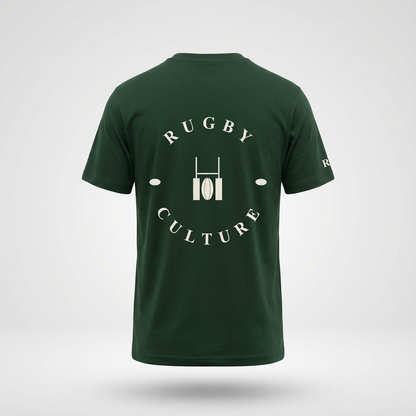 Rugby Culture T-shirt Back Print Green