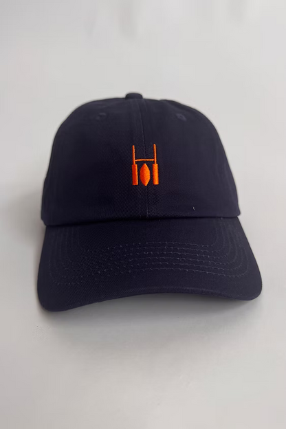 Rugby Culture Cap Navy Blue orange