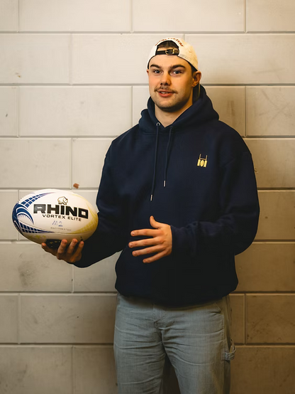 Rugby Culture hoodie navy blue