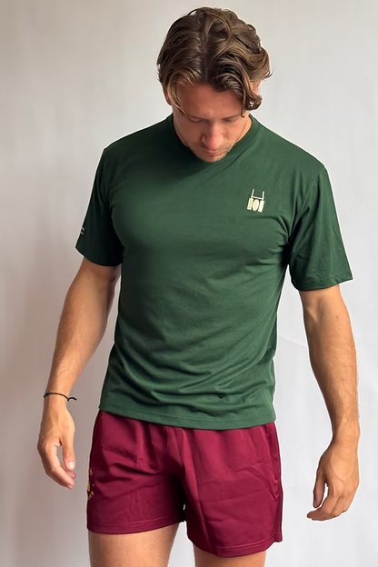 Rugby Culture back print green