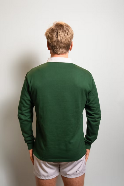 Rugby polo forest green