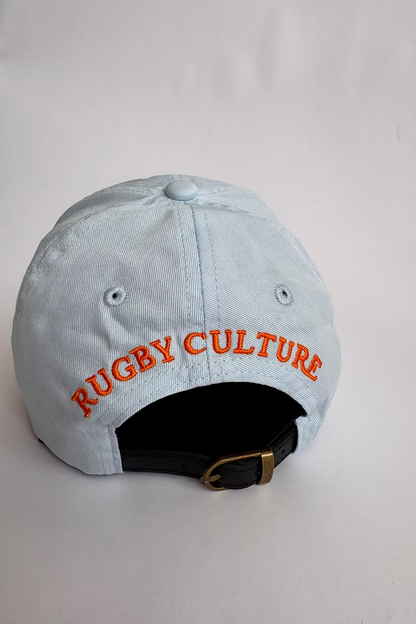 Rugby Culture Cap sky blue orange