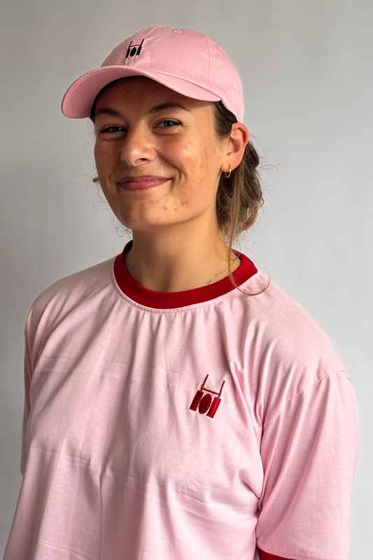 Rugby Culture Tee Pink Red