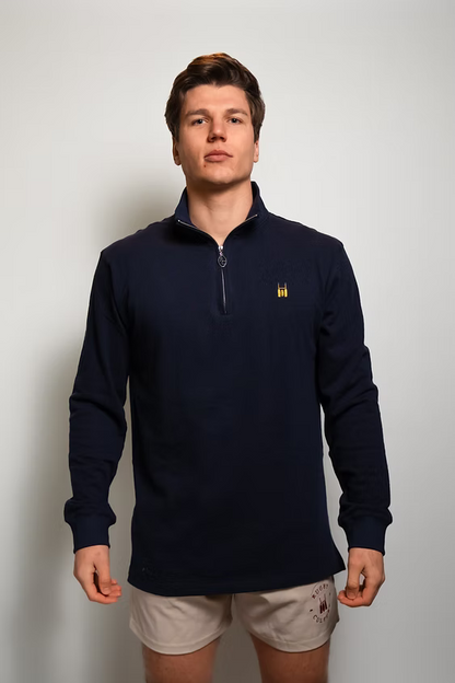 R.C. Quarter-Zip Navy Blue