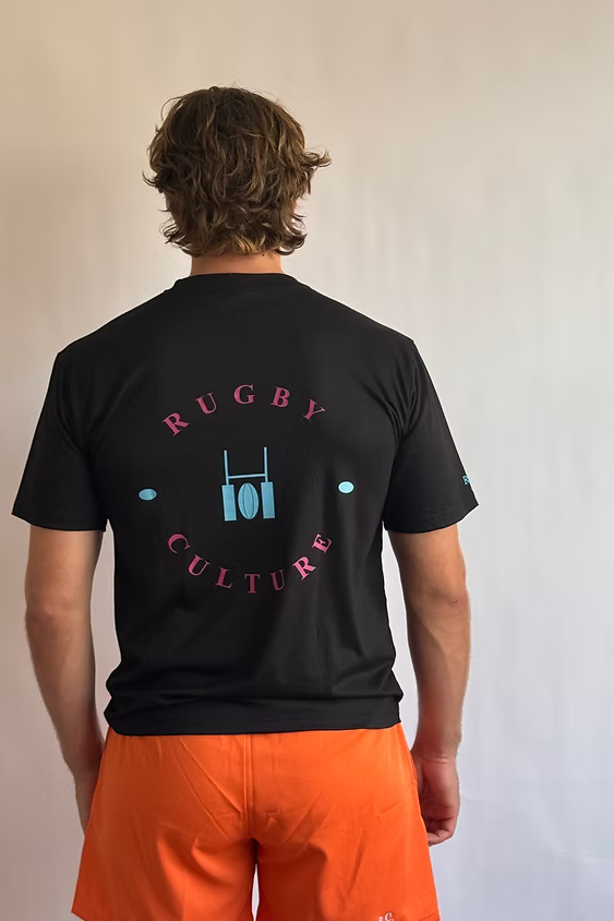 Rugby Culture back print black
