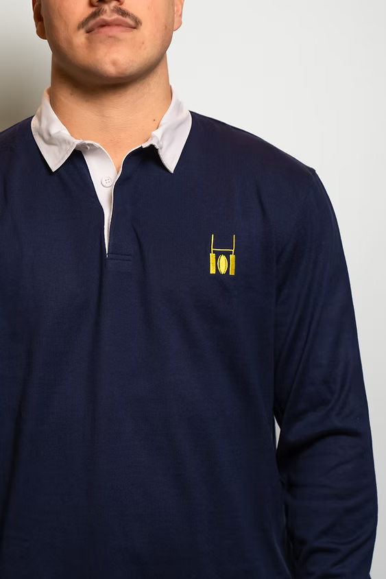 Structure Rugby Polo R.C. Rugby Polo Navy Blue – RUGBY CULTURE STORE