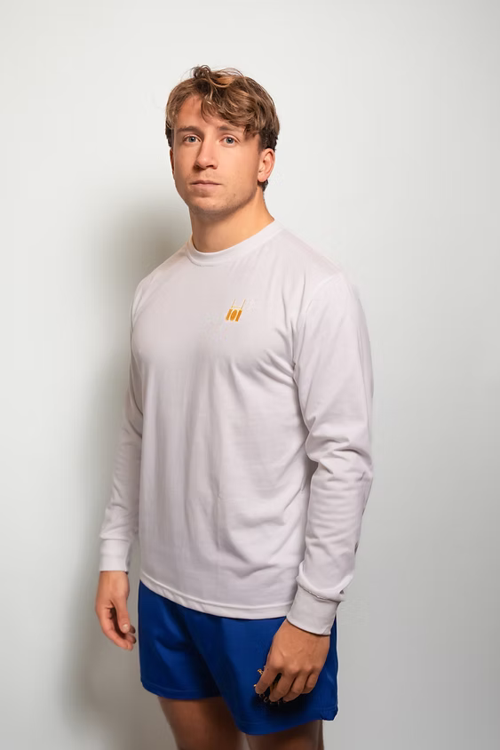 White Longsleeve Rugby Culture