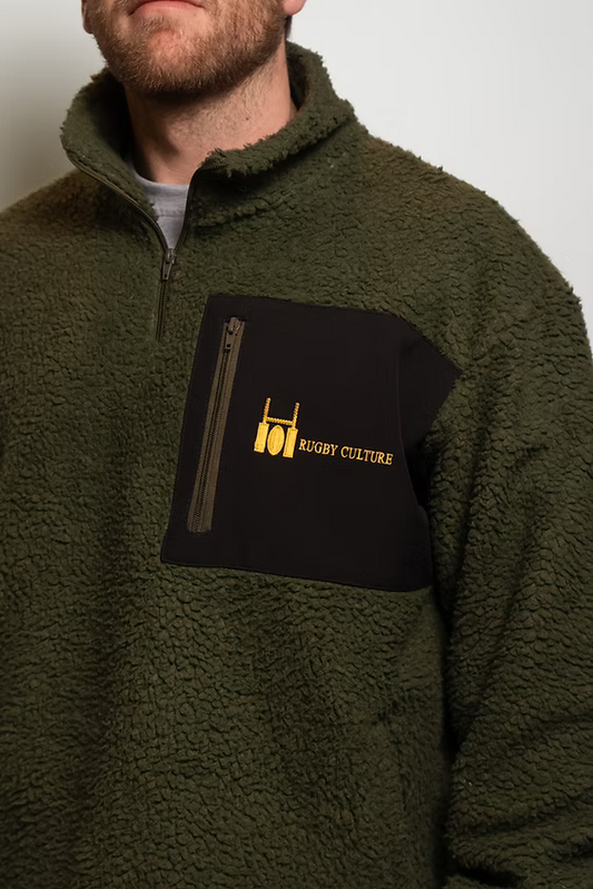 R.C. Teddyfleece Quarter-Zip Jacket (Forest Green)
